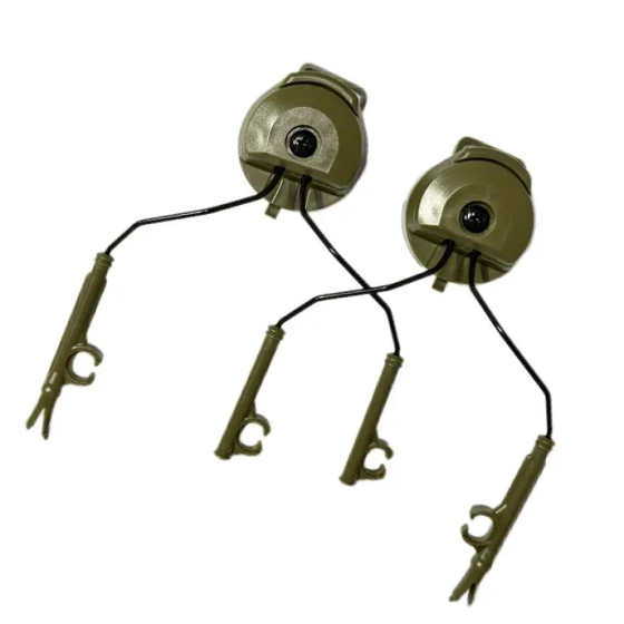 Адаптер для шлема кронштейн для гарнитуры Peltor Comtac (Оливковый) Киев