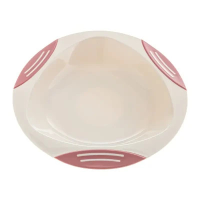 Тарелка детская Lionelo на присоске, розово-серый (A0525) Винница - изображение 1