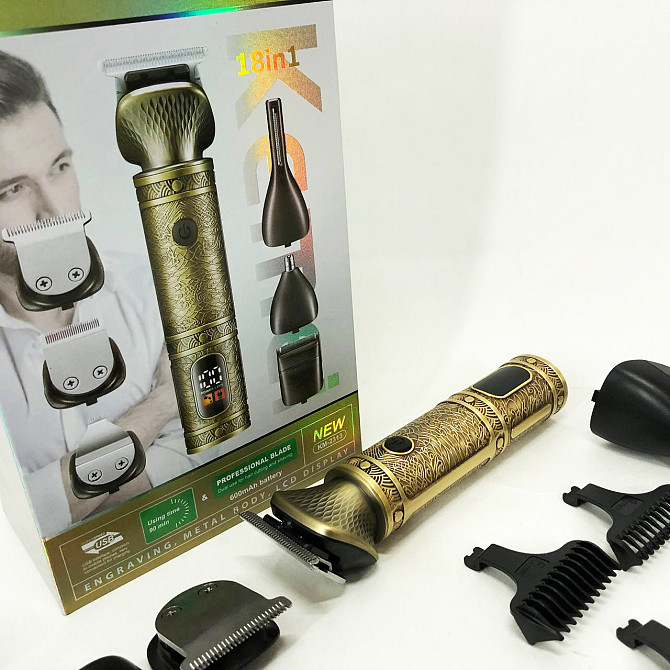 Электробритва для головы Kemei KM-2313, Машинка для стрижки мужская, Машинка для стрижки PS-308 волос головы Киев - изображение 3