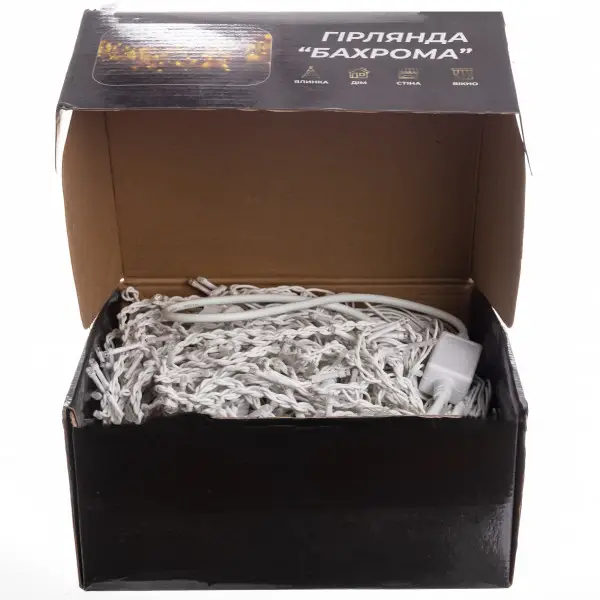 Вулична гірлянда Бахрома 50 м 600 LED білий провід Мультиколір 50MWML Київ - фото 5