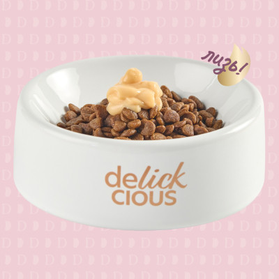 Ласощі для собак Delickcious молоко з сиром 4х15 г (4820269145382) Вінниця - фото 7