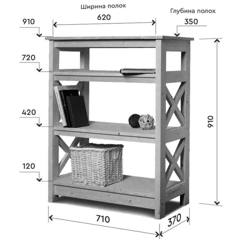 Стелаж кухонний "Трасел 471" мускат Миколаїв - фото 2