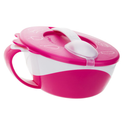 Тарелка детская Canpol babies 350 мл Розовая (31/406_pin) Винница - изображение 1