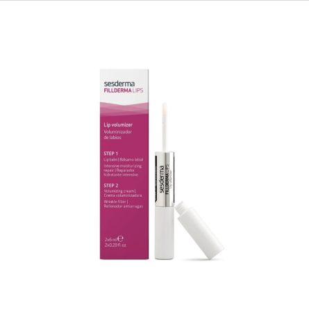 Сесдерма Fillderma бальзам для збільшення об'єму губ SesDerma Fillderma Lips Lip volumizer, 6+6мл Дніпро