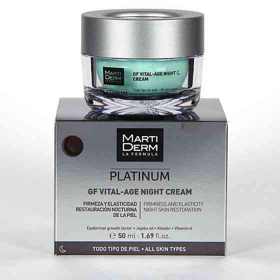 Мартідерм Нічний крем для обличчя MartiDerm Platinum Gf Vital Age Night Cream 50 мл Дніпро