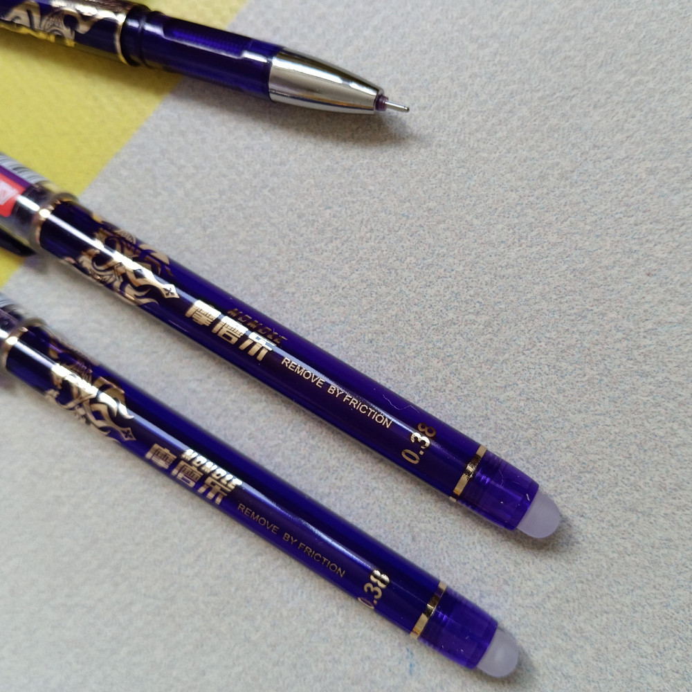 Ручка гелева пиши стирай фіолетова Київ - фото 2