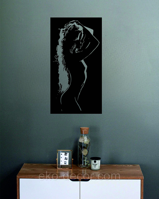 Декоративное настенное Панно «Силуэт женщины», Декор на стену Киев - изображение 6