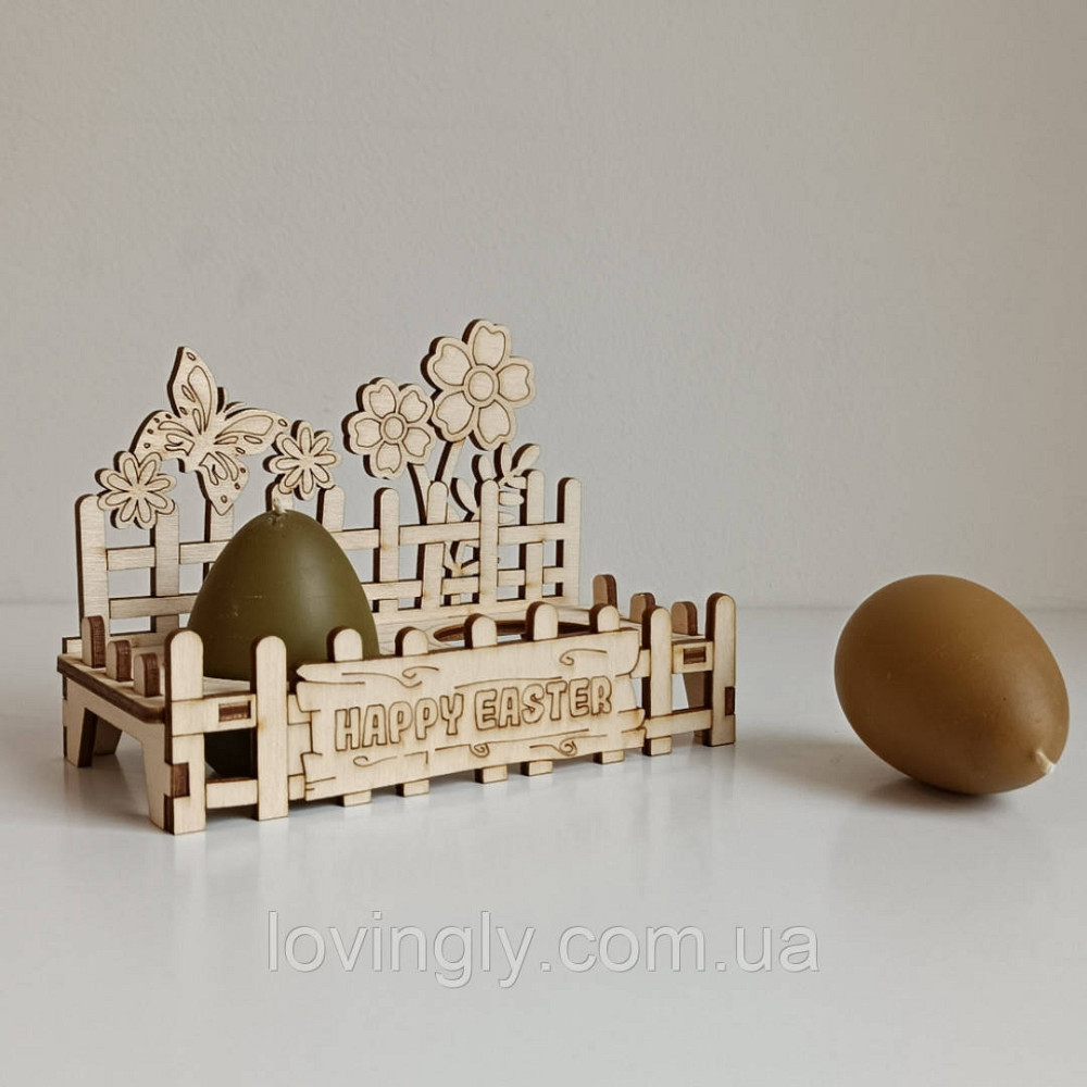 Декоративная подставка под пасхальные яйца 14*10см Ирпень - изображение 1