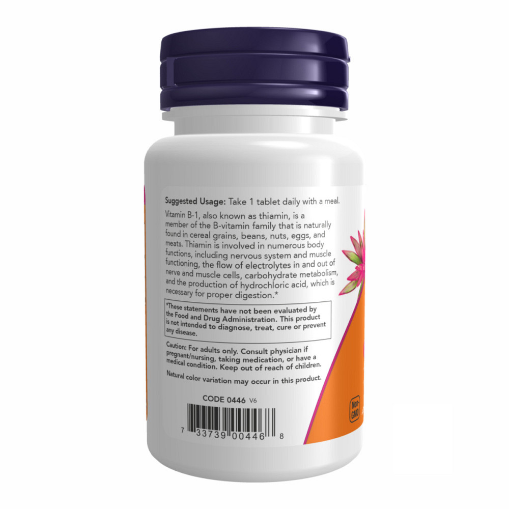 Витамин B1 тиамин NOW Foods B-1 100mg 100 таб Киев - изображение 6
