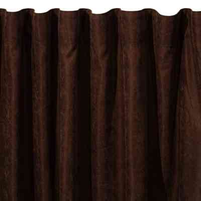 Штора Ardesto микровелюр 100% полиэстер, 150х270 см коричневый (ART1010BR) Винница