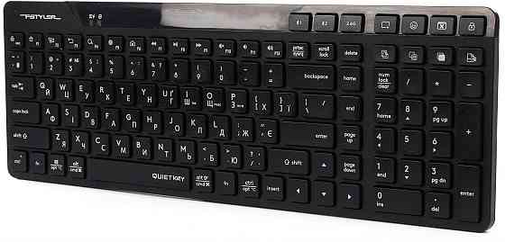 Клавіатура бездротова A4Tech FBK27C AS Black Чорний Харків