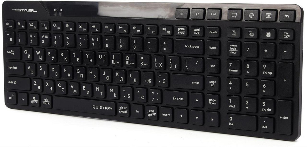 Клавіатура бездротова A4Tech FBK27C AS Black Чорний Харків - фото 4