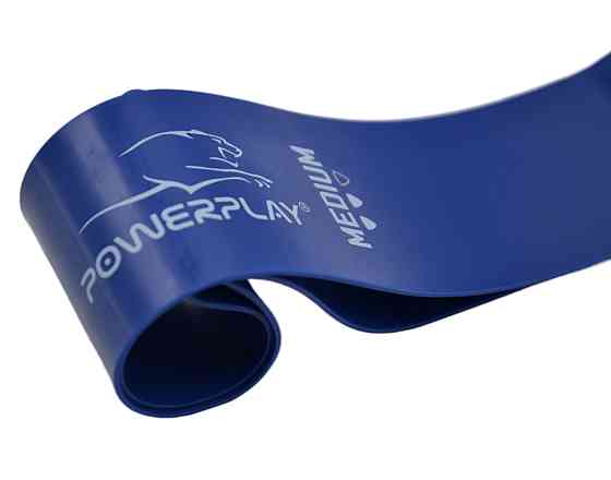 Резинка для фітнесу PowerPlay 4114 Mini Power Band 1мм. Medium Сіня (8-12кг) Кам'янське