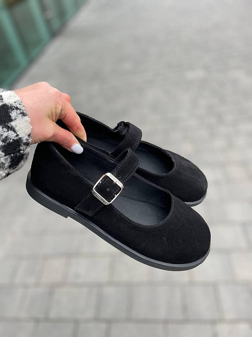 MOD GAR Лофери жіночі MOD GAR 9764 чорні (весна-осінь, замша натуральна) (5807) Коломыя - изображение 10