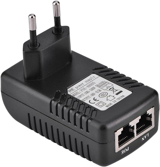 Адаптер PoE RJ45 48В для живлення IP-камер Київ - фото 2