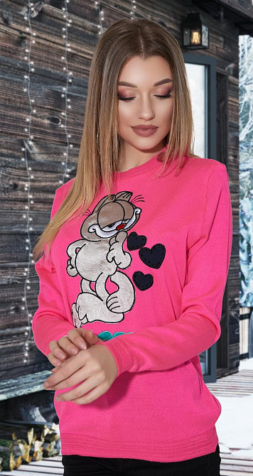 Свитер с кошкой (42-46) Киев - изображение 2