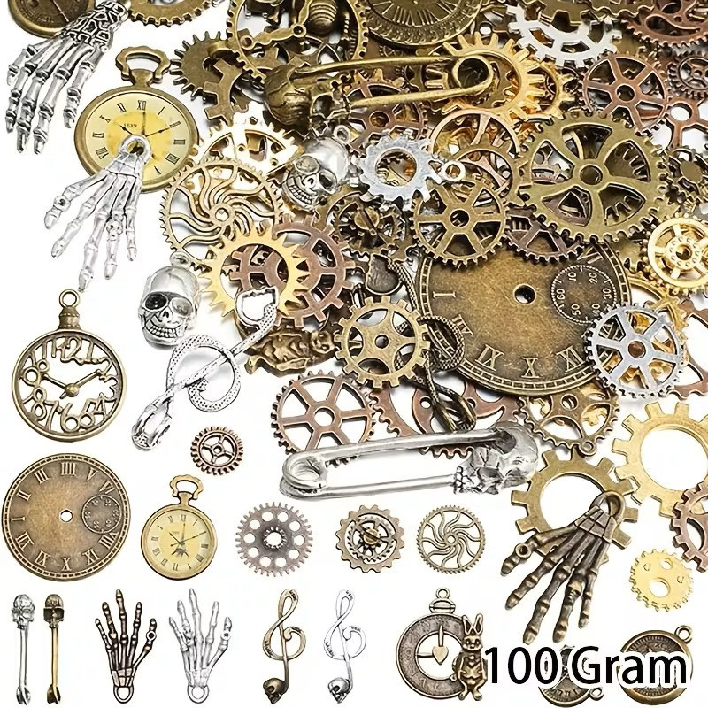 Подвески в стиле часов для бижутерии, 100 г Киев - изображение 1