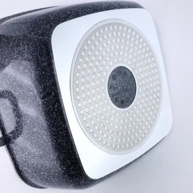 Кастрюля казан с крышкой Benson BN-361 из литого алюминия 3 л Черный (BN-361) Коломия - фото 4