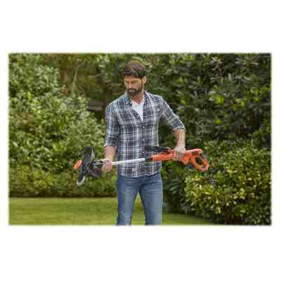 Тример садовий Black&amp;Decker 0.55 кВт, ширина косіння 30 см, 7500 об/хв, вага 2.6 кг (BESTE630) Вінниця