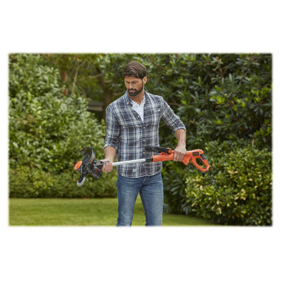 Тример садовий Black&amp;Decker 0.55 кВт, ширина косіння 30 см, 7500 об/хв, вага 2.6 кг (BESTE630) Вінниця - фото 5