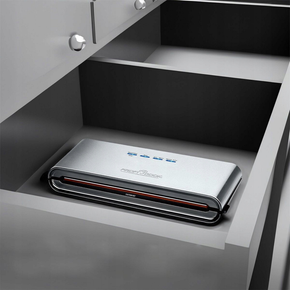 Вакуумный упаковщик мощность всасывания 12 л/мин с 18 пакетами Profi Cook PC-VK (1080) 120 Вт Нововолынск - изображение 9