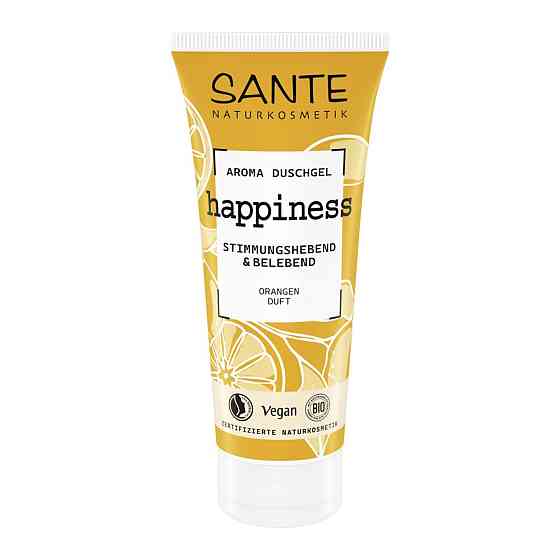 Vegan Аромагель для душа Happiness Апельсин SANTE 200 мл Киев