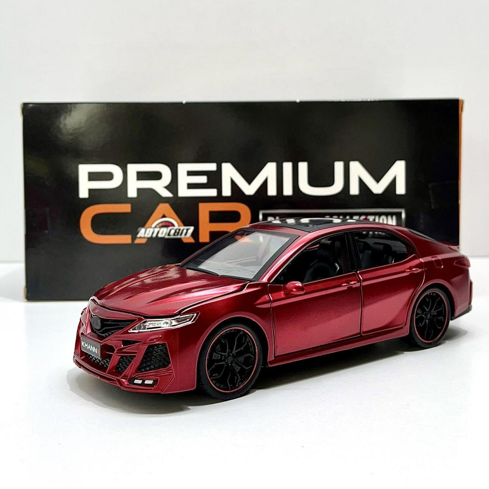 Машина Автосвит Тoyota Camry инерционная открывается дверь капот багажник 20 см Красная (AP-1787) Чернігів - фото 1