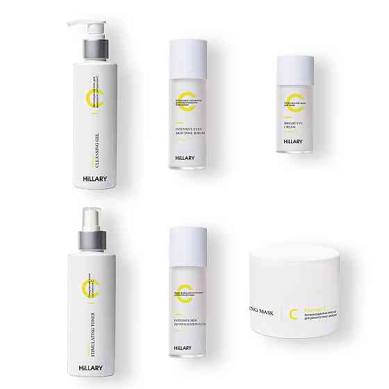 6 кроків інтенсивного догляду за обличчям з вітаміном С Hillary Vitamin C Intensive Care 6 Step Київ