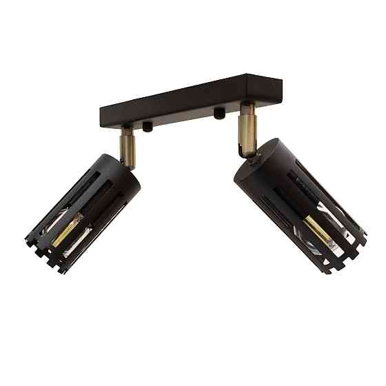 Светильник потолочный MSK Electric Teramo спот поворотный на два плафона NL 18050-2 BK Одесса