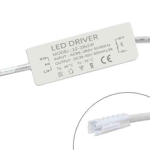 Блок питания LED драйвер 12-18x1Вт 300мА AC220V-DC36-65V для светодиодов в корпусе Киев