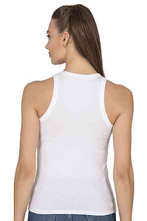 Женская майка-борцовка хлопок в рубчик - Ozkan 27464 S Киев