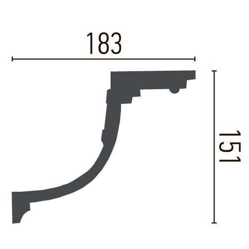 Карниз полиуретановый гладкий Gaudi Decor P 2024 Днепр
