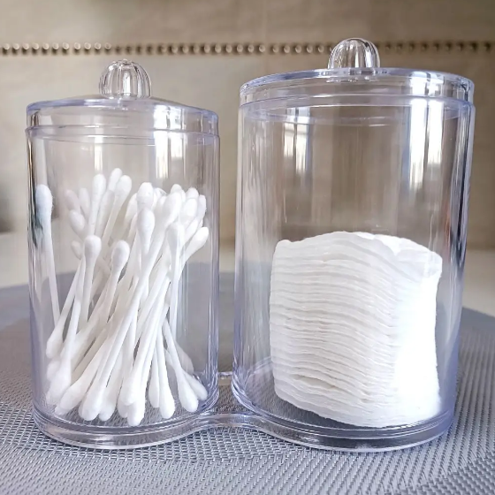 Органайзер для ватних дисків та паличок подвійний ELIF Житомир