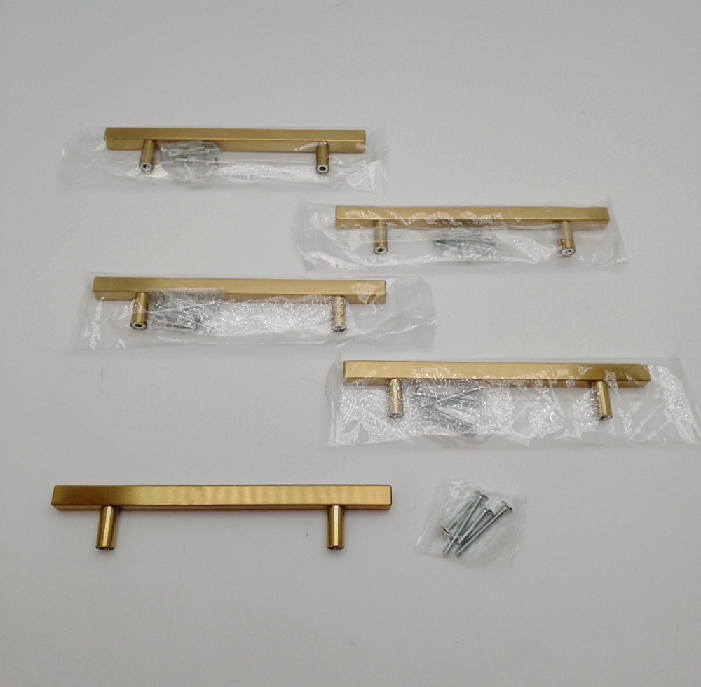 Меблеві ручки золото 5 шт Луцк - изображение 1