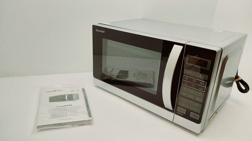 Мікрохвильова піч з грилем Sharp R642INW (Б клас) Луцк - изображение 1