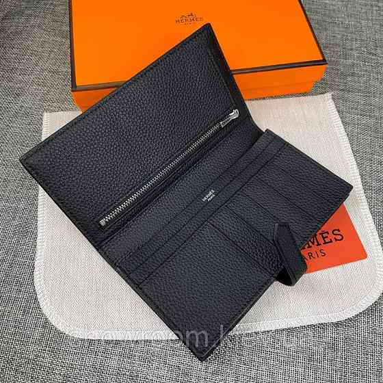 Жіночий шкіряний брендовий гаманець (H-5123) black Київ