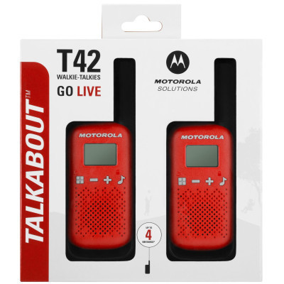 Портативная рация Motorola TALKABOUT T42 Red Twin Pack (B4P00811RDKMAW) Винница - изображение 7