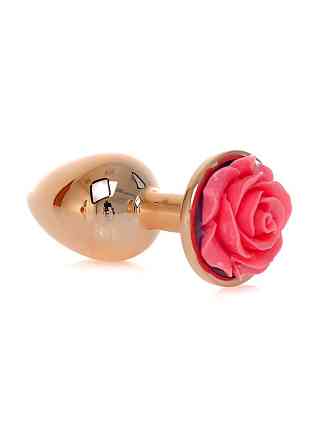 Анальна побка Plug-Jewellery Red Gold PLUG ROSE- Pink Sex Aura Київ