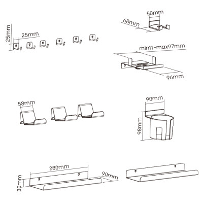 Органайзер для стола OfficePro Набор аксессуаров для органайзеров White (OA530) Винница - изображение 2