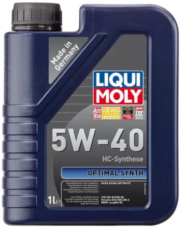 Liqui Moly 3925 Моторное масло – Optimal Synth SAE 5W-40 (1 литр) Ковель