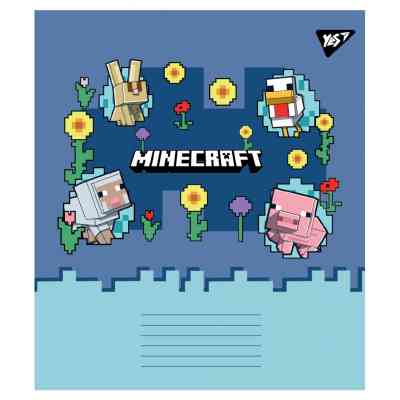 Тетрадь Yes Зошит учнівський шкільний Yes Minecraft Spring А5 12 аркушів кліт (767590) Винница