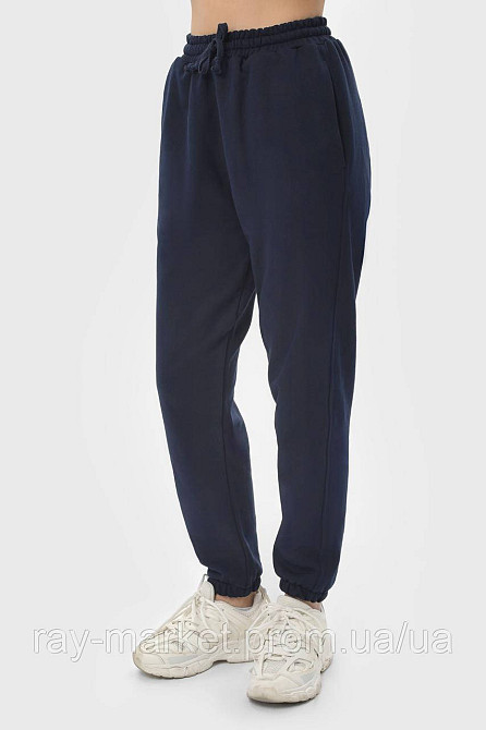 Брюки женские базовые RAY PREMIUM LOOSE темно-синие (U0909W-Navy Blue) Киев - изображение 2