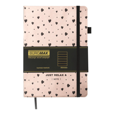 Книга записна Buromax RELAX А5 96 аркушів лінія, рожевий (BM.295201-10) Вінниця - фото 2