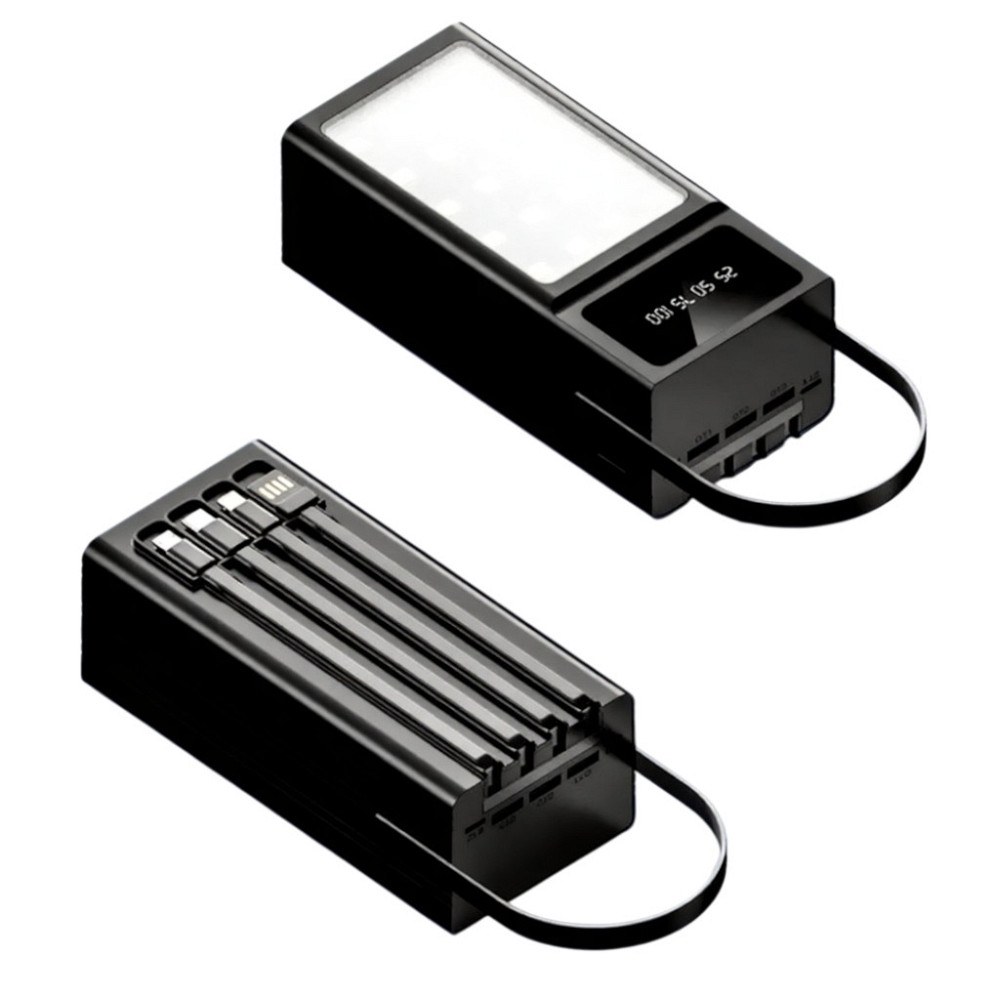 Універсальна мобільна батарея Maxcell PJ0099 120000mAh 2.1A Чорний Київ - фото 2