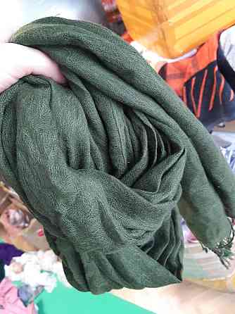 Шарф цвета хаки (болотный) - размер шарфа приблизительно 170*65см, 100% полиэстер Киев
