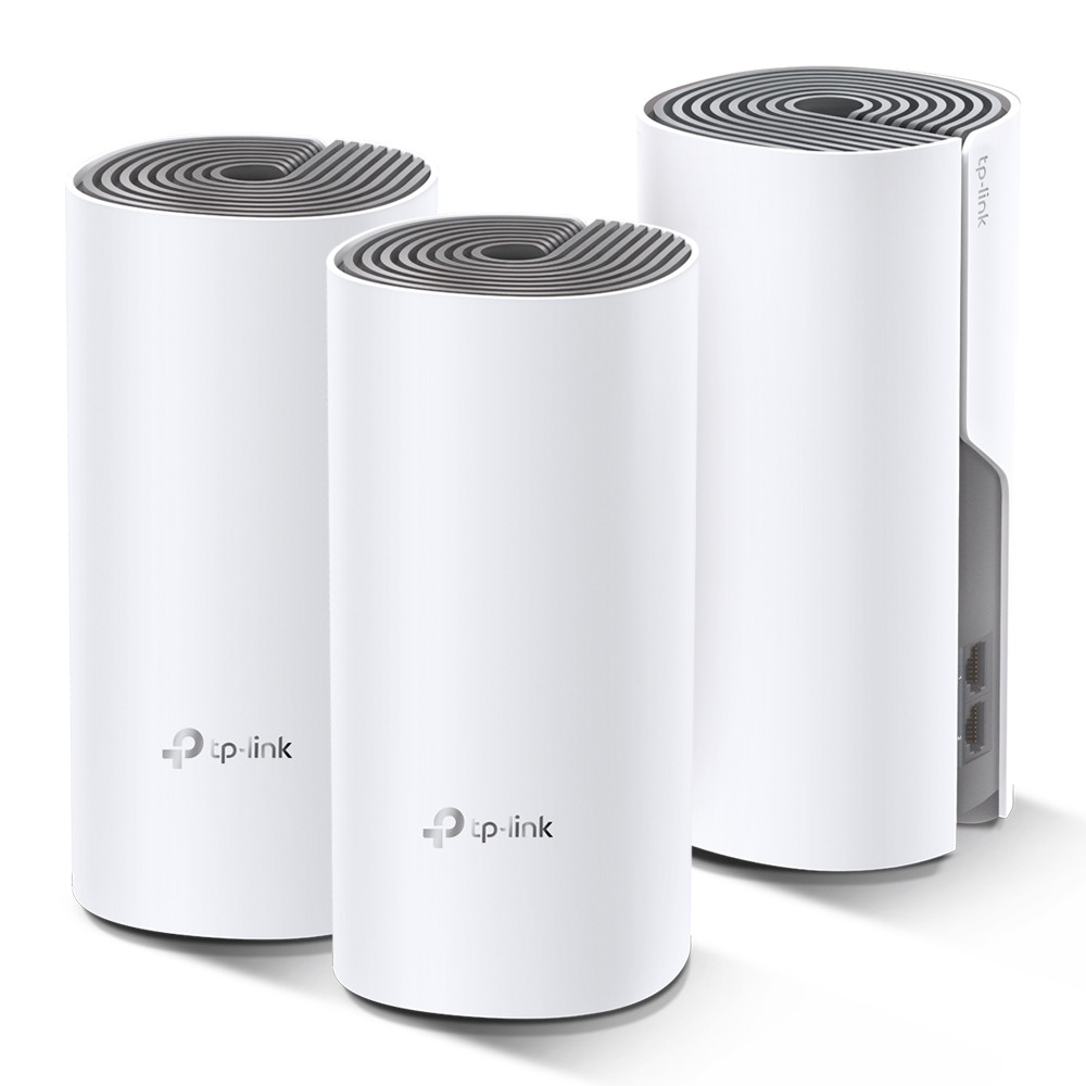 Домашня Mesh Wi-Fi система TP-LINK DECO E4 3PK AC1200 2xFE LAN/WAN MU-MIMO (DECO-E4-3-PACK) Київ - фото 2