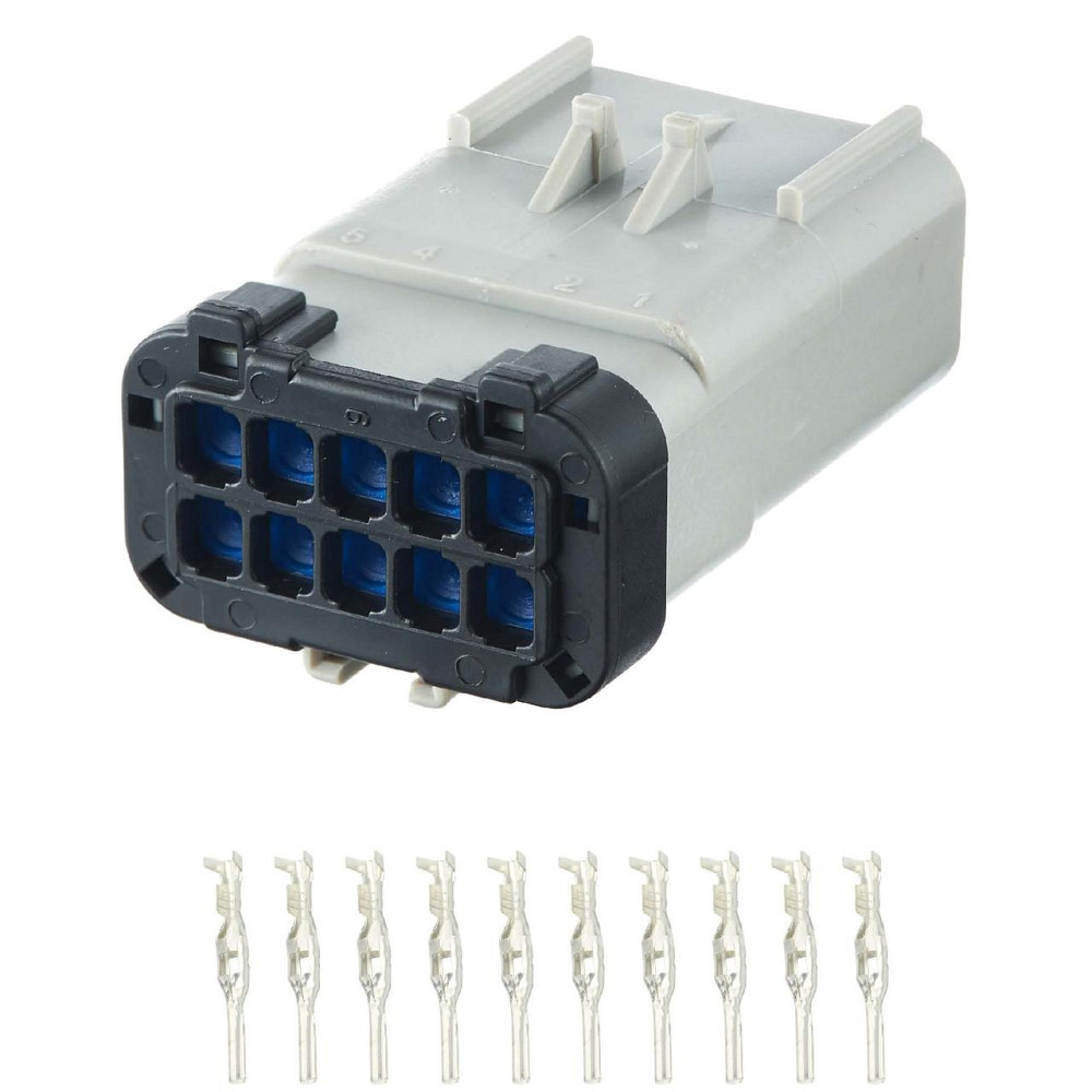 Роз'єм конектор 10-кон., 54201017, APTIV (Delphi) Америка універс., Моторний відсік, Ford Київ - фото 1