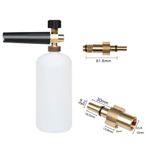 Пенная насадка пенник 1л для моек Bosch Aquatak Interskol B&D Makita, S4 Винница - изображение 1