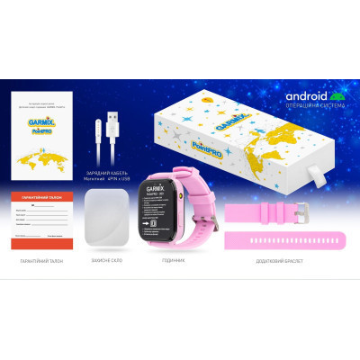 Смарт-часы GARMIX PointPRO-300 4G/GPS/WIFI/VIDEO CALL PURPLE (1017356) Винница - изображение 4