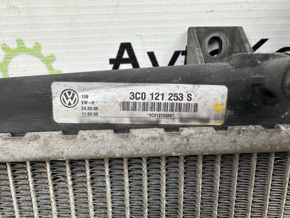 Радіатор охолодження двигуна VW Passsat B6 1.9 / 2.0 tdi 2005-2010 (3C0121253S) Ковель - фото 1